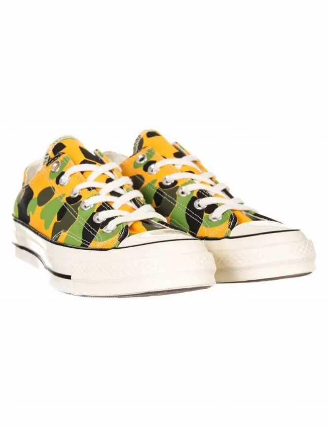 1970s Chuck Taylor All Star Ox Trainers - Camo (University Gold/Black)