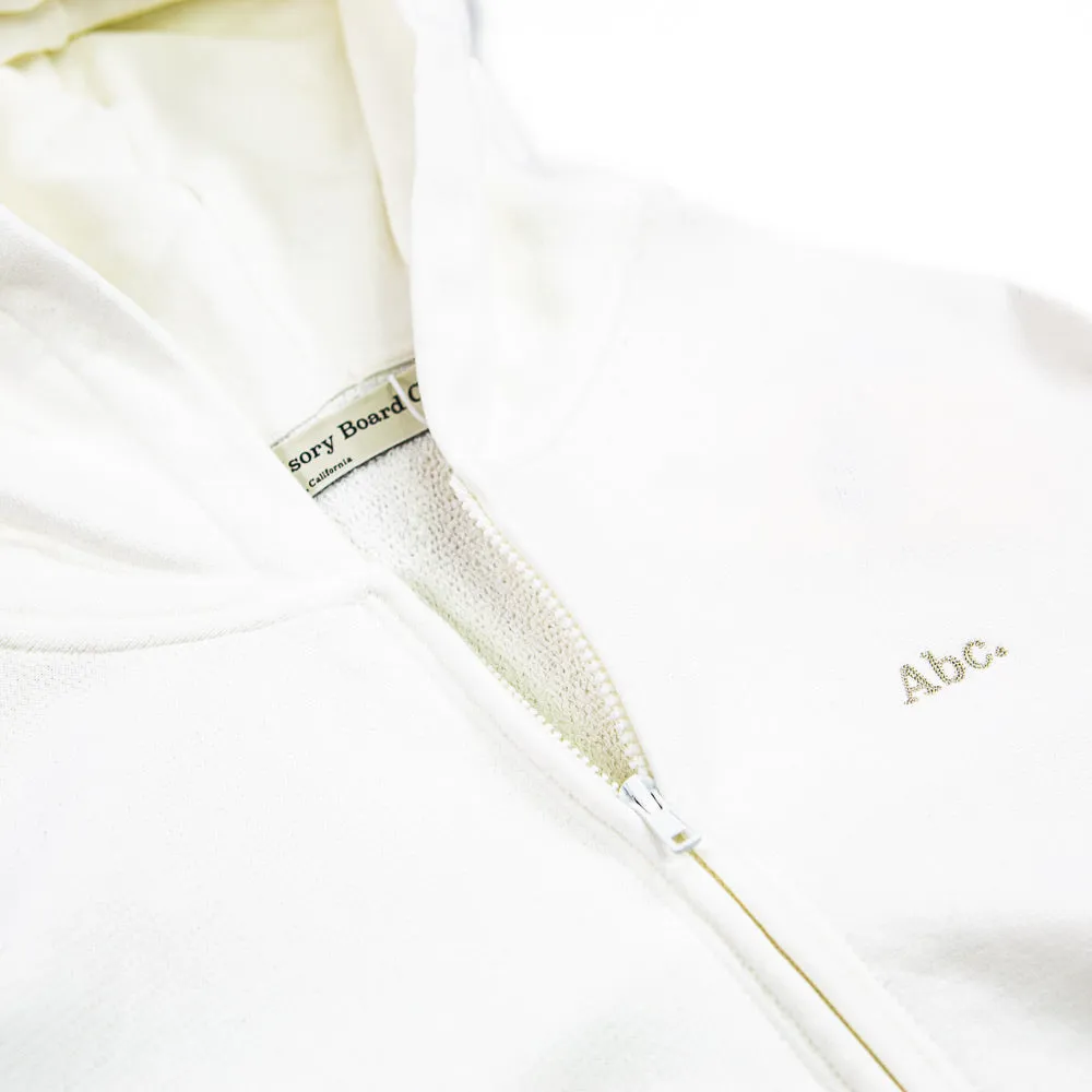 Abc. 123. Zip-Up Hoodie (Selenite)