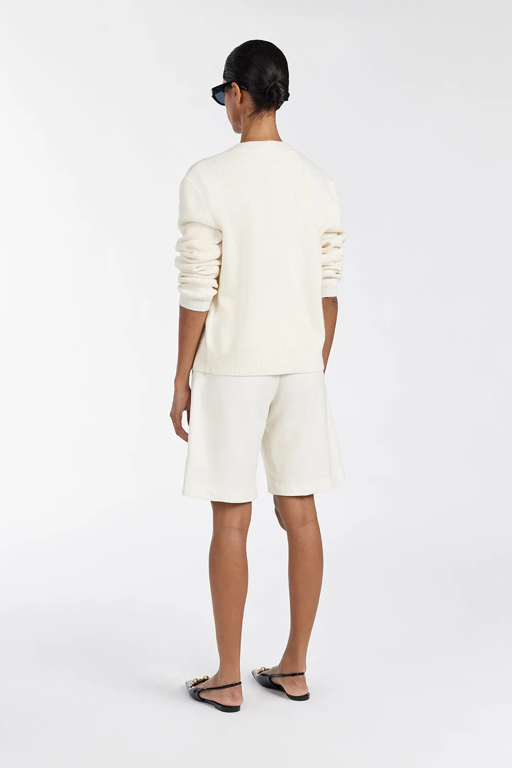 AXEL CREAM CASHMERE BLEND CARDIGAN