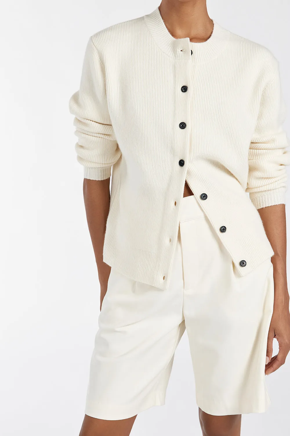 AXEL CREAM CASHMERE BLEND CARDIGAN