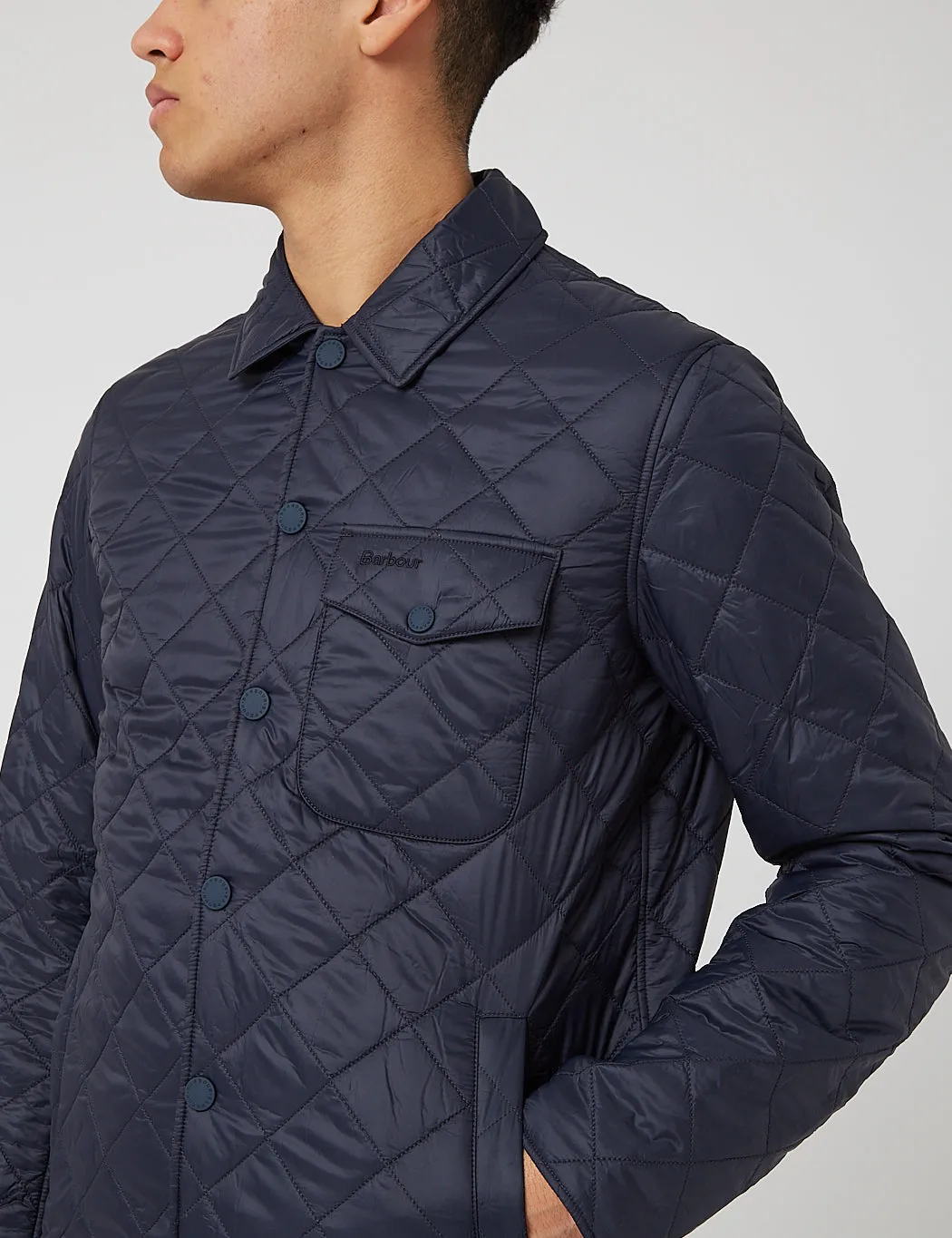 Barbour Tember Quilt Jacket - Navy Blue