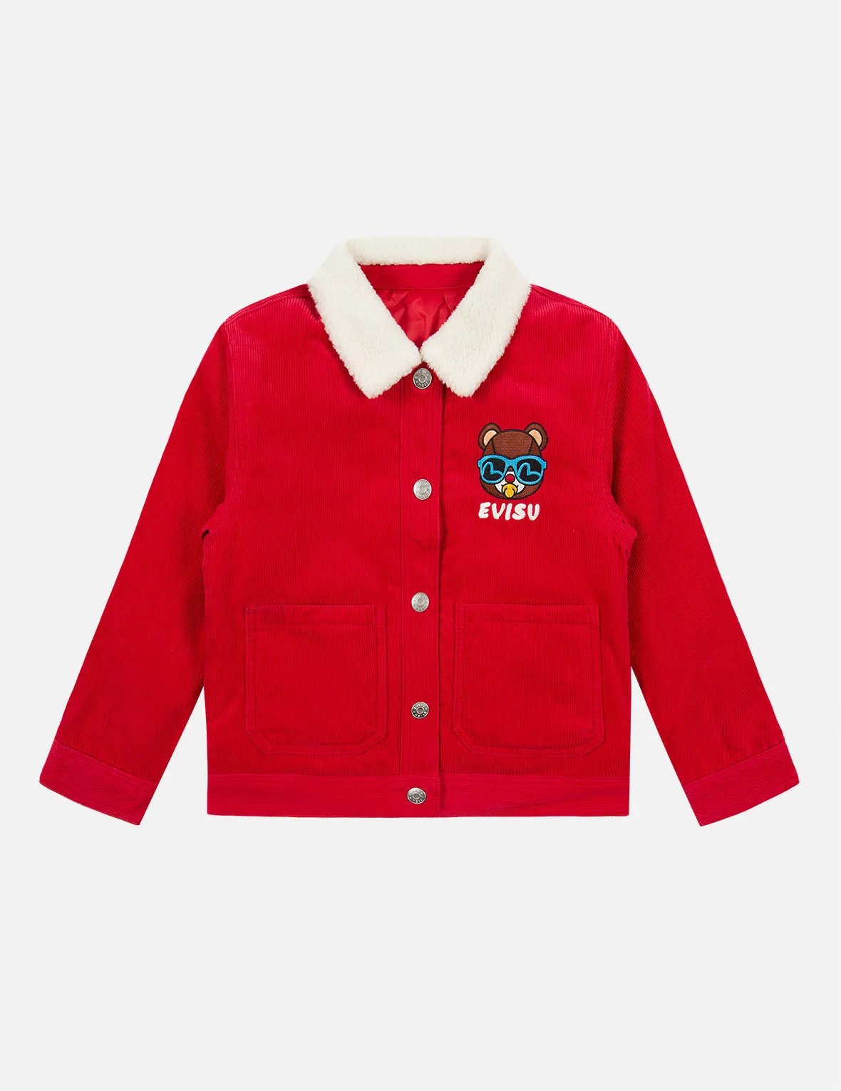 Bear Badge Corduroy Jacket