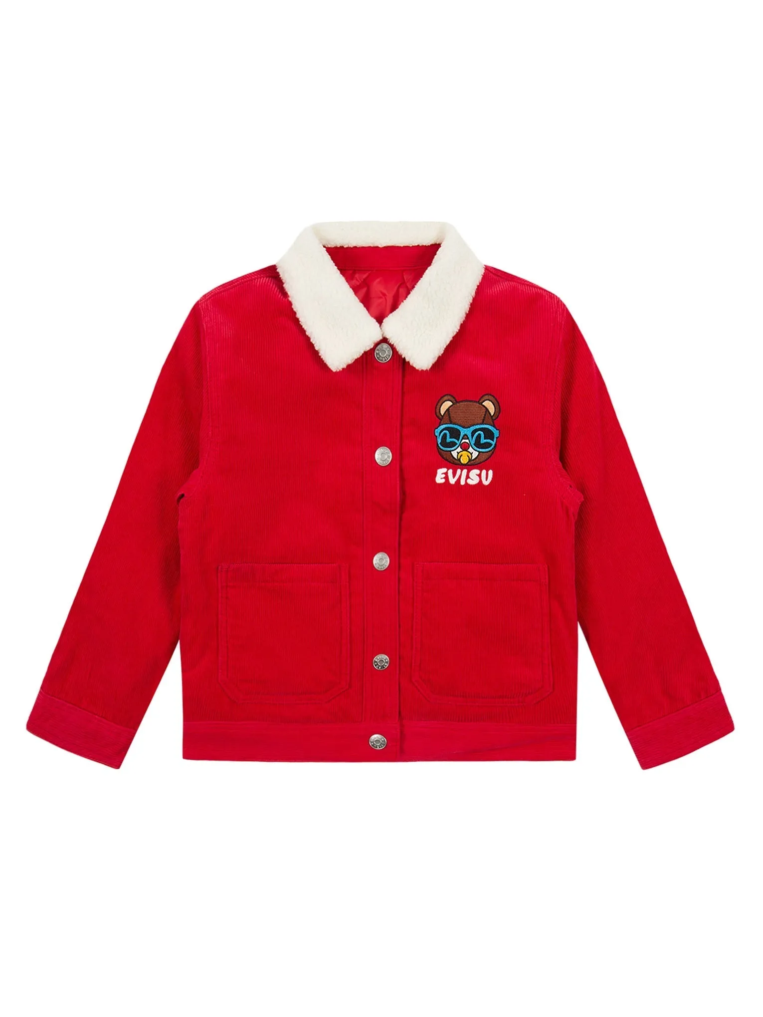 Bear Badge Corduroy Jacket