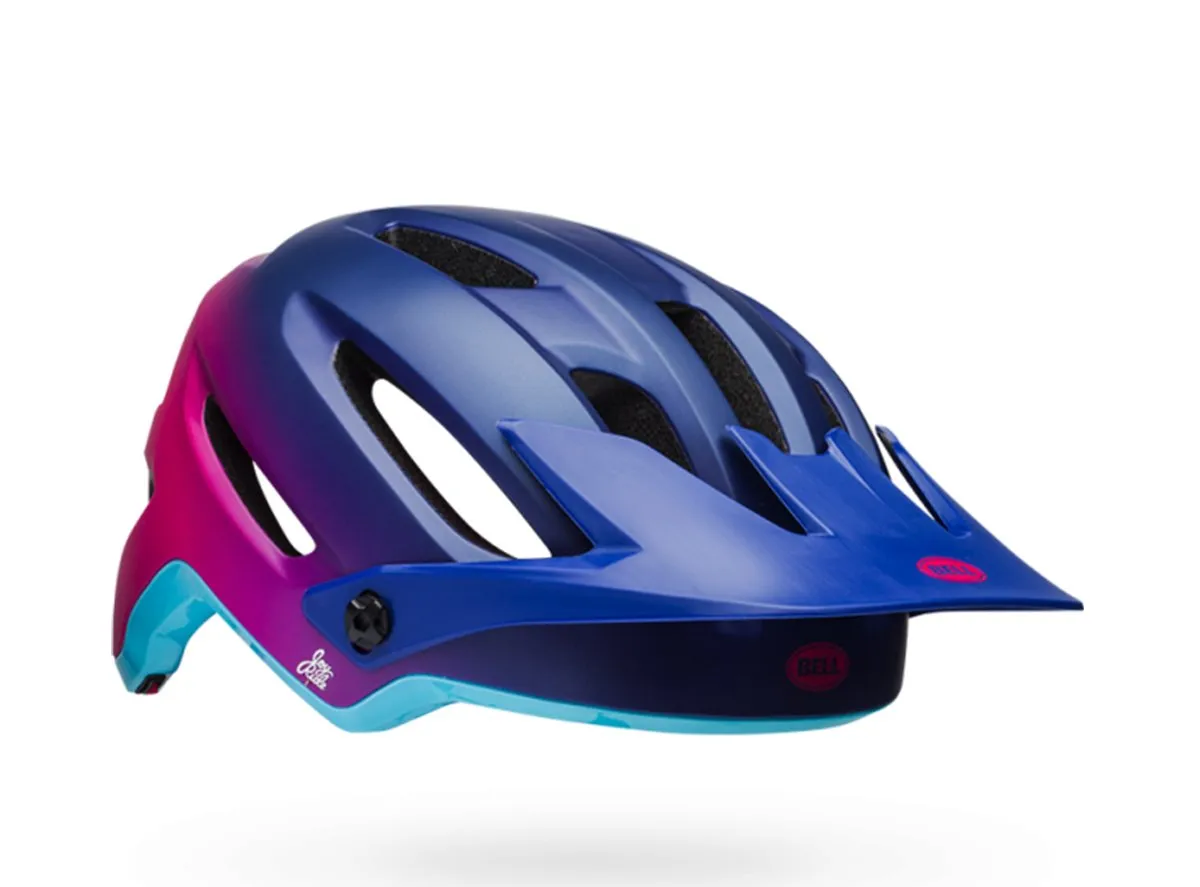 Bell Hela Joy Ride MTB Helmet - Womens - Navy-Cherry Fibers