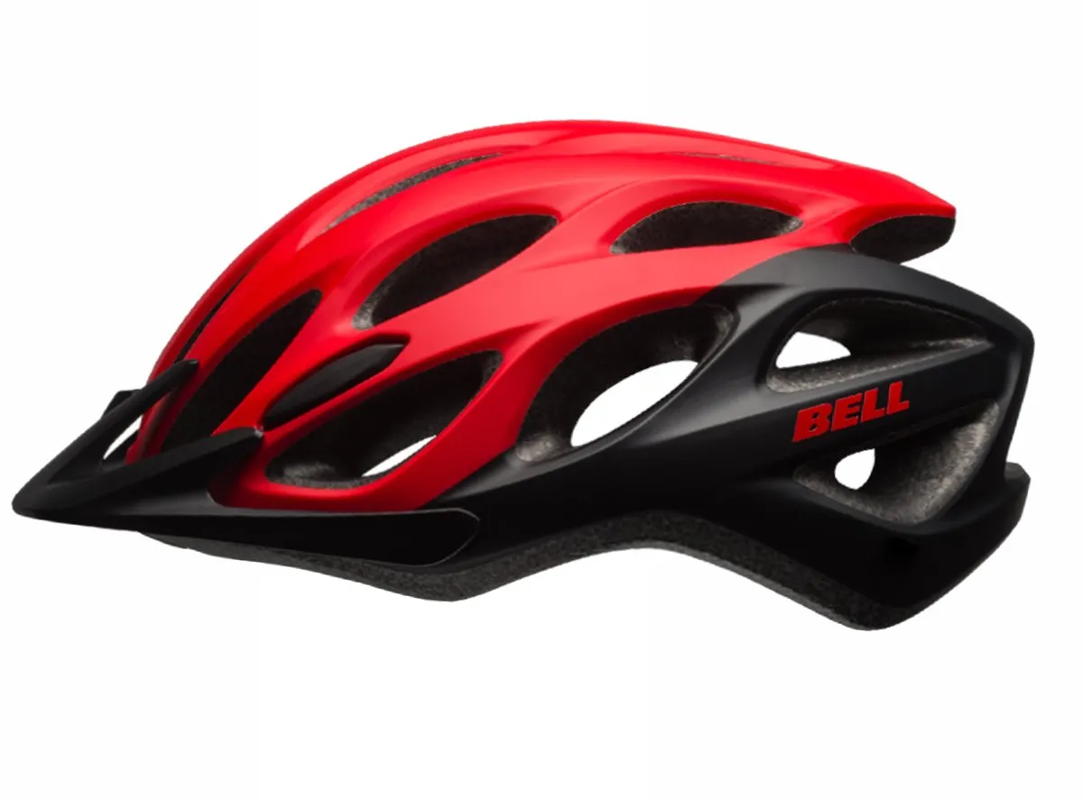 Bell Traverse MTB Helmet - Matt Black-Red