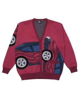 by Parra no parking knitted cardigan