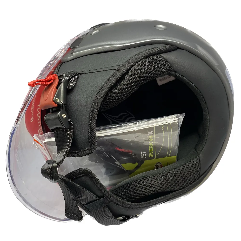 Caberg Riviera v4 X Plain Helmet - Matt Gun