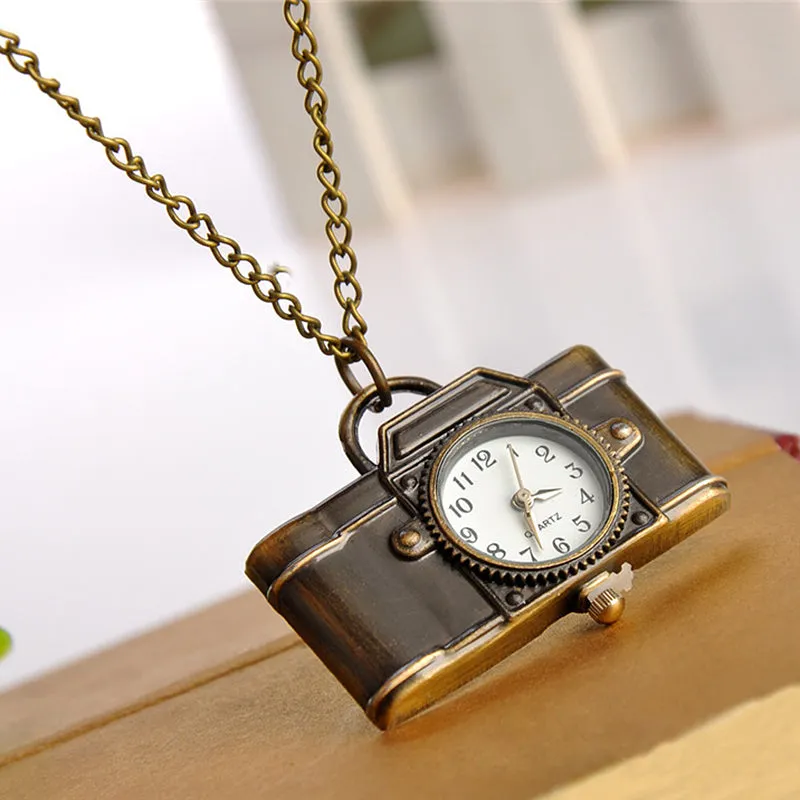 Camera Watch Necklace