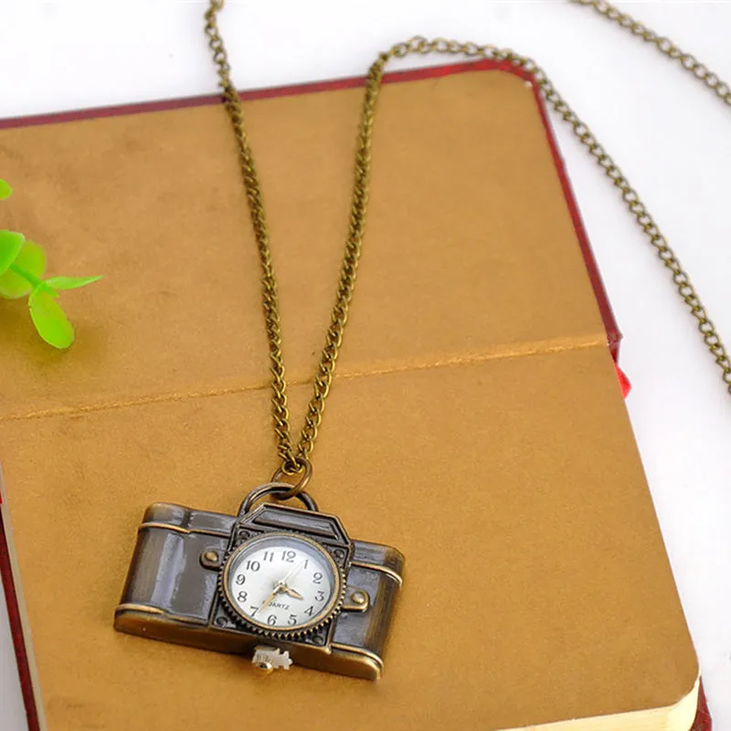 Camera Watch Necklace