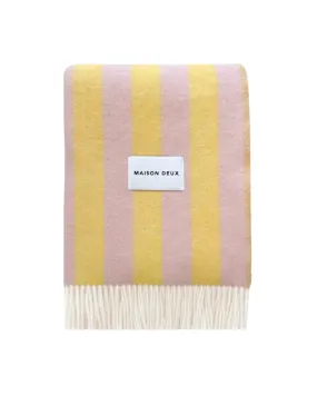 Candy Wrap Blanket, Pink-Yellow