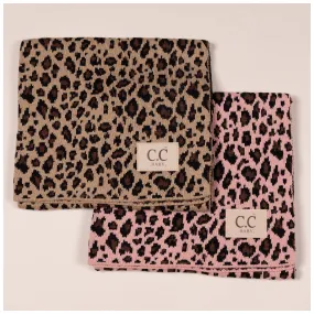 C&C™ Home Leopard Knit Baby Blanket