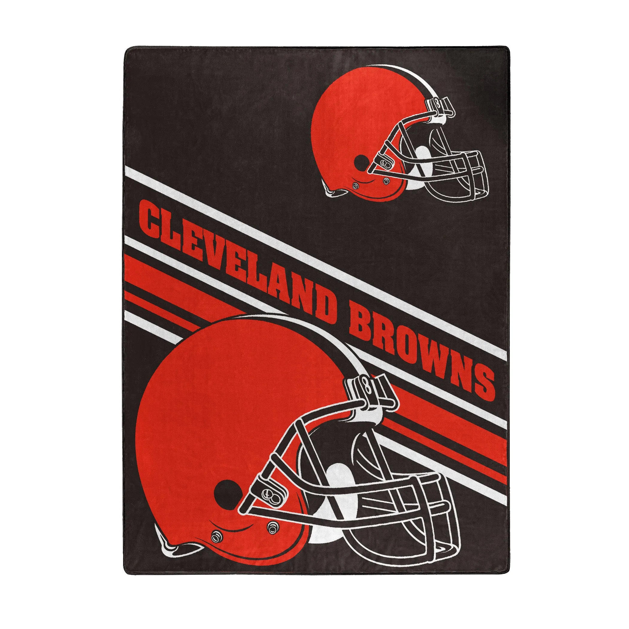 Cleveland Browns 60 x 80 Slant Royal Plush Blanket