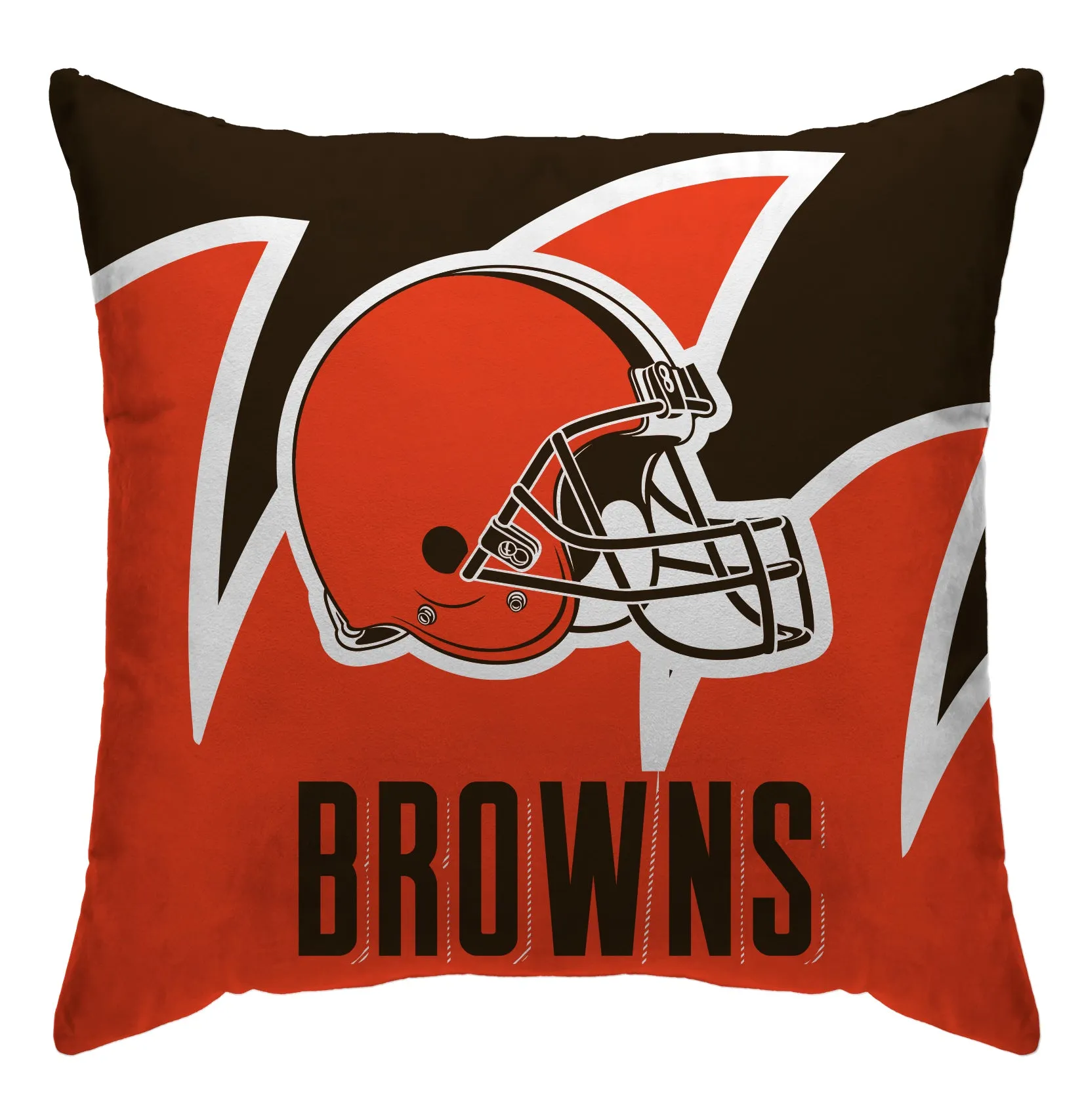 Cleveland Browns Shark Tooth Throw Pillow