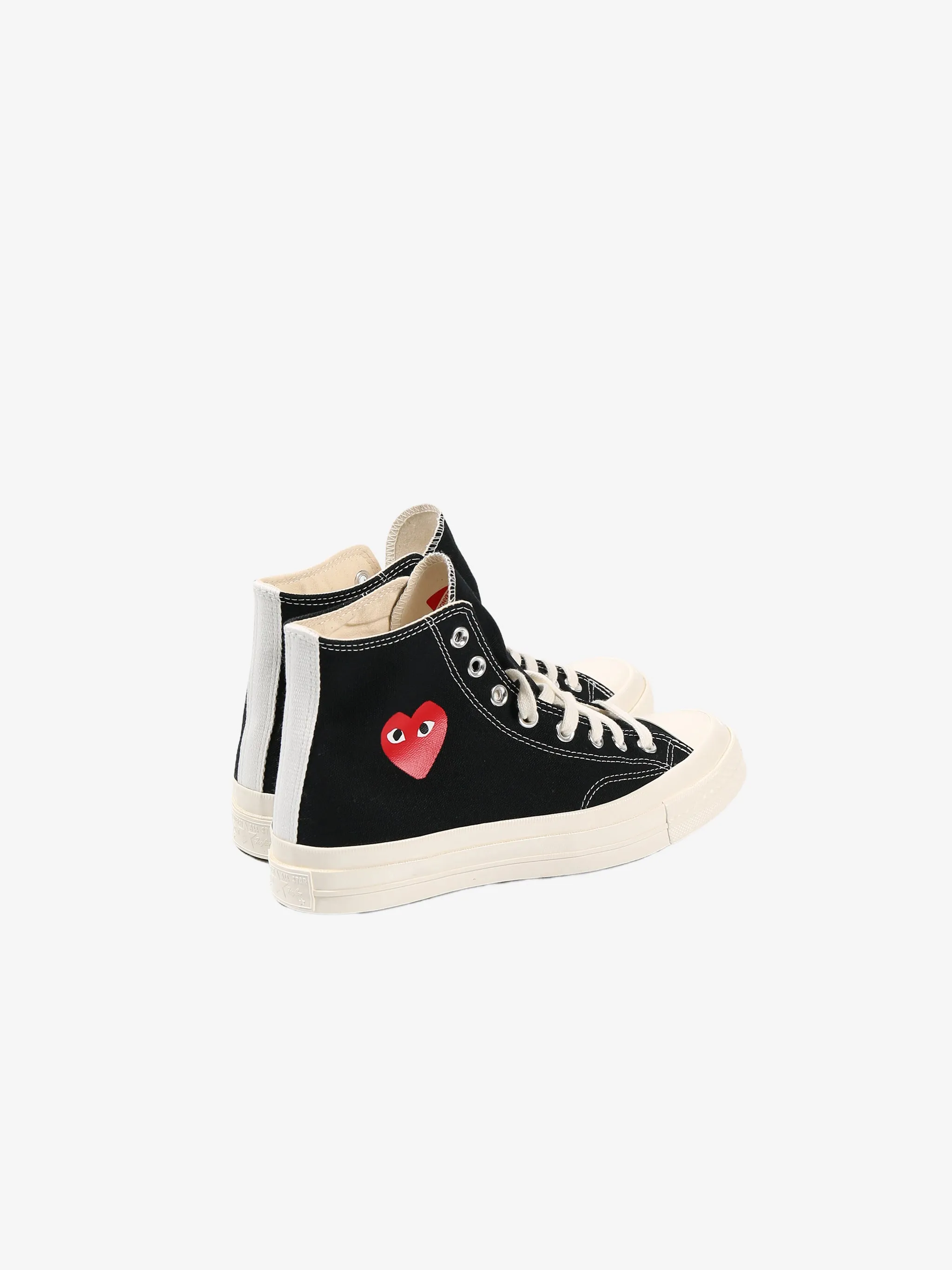 COMME DES GARCONS PLAY X CONVERSE - Unisex Chuck Taylor 70 Small Red Heart High Top Sneakers