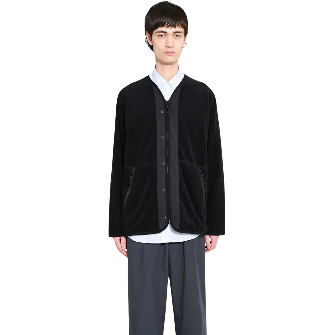 COMME des GARONS Homme Terrycloth Cardigan - Black