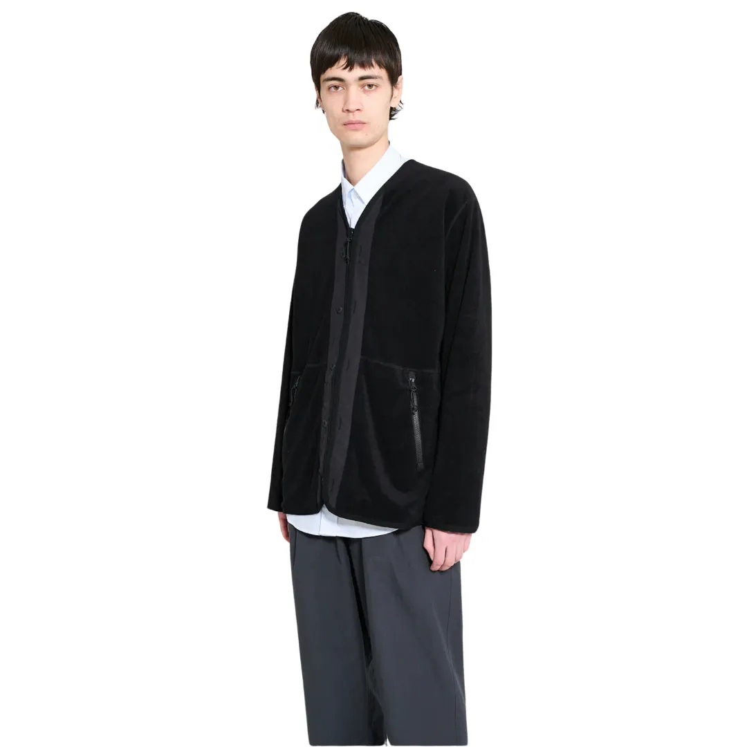 COMME des GARONS Homme Terrycloth Cardigan - Black