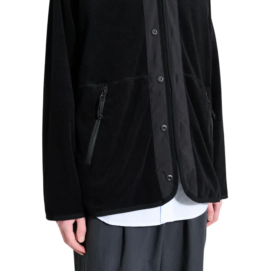 COMME des GARONS Homme Terrycloth Cardigan - Black