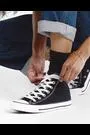 Converse Black/White Regular Fit Chuck Taylor All Star High Trainers