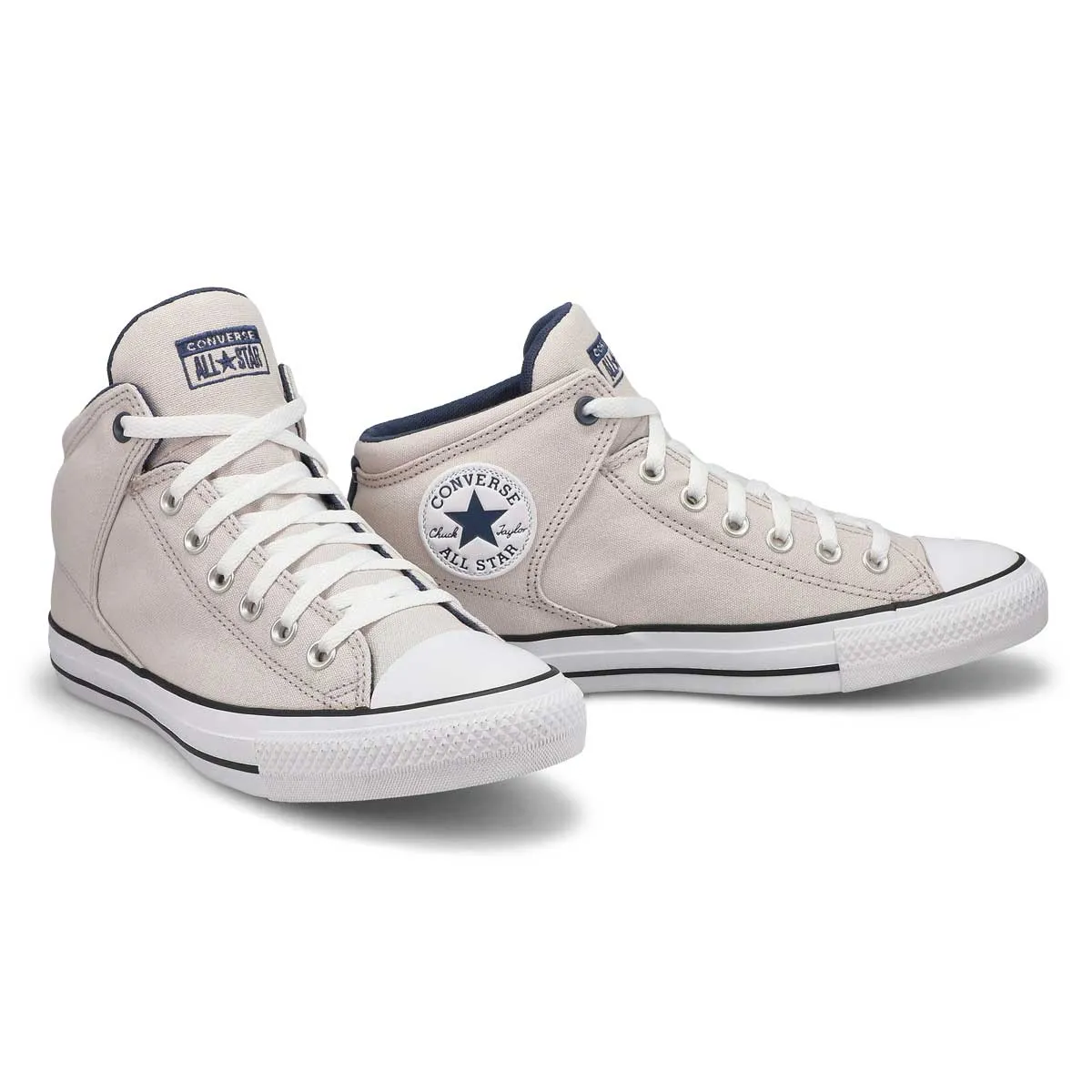 CONVERSE CHUCK TAYLOR ALL STAR HIGH STREET MID - PALE PUTTY/ NAVY/WHITE