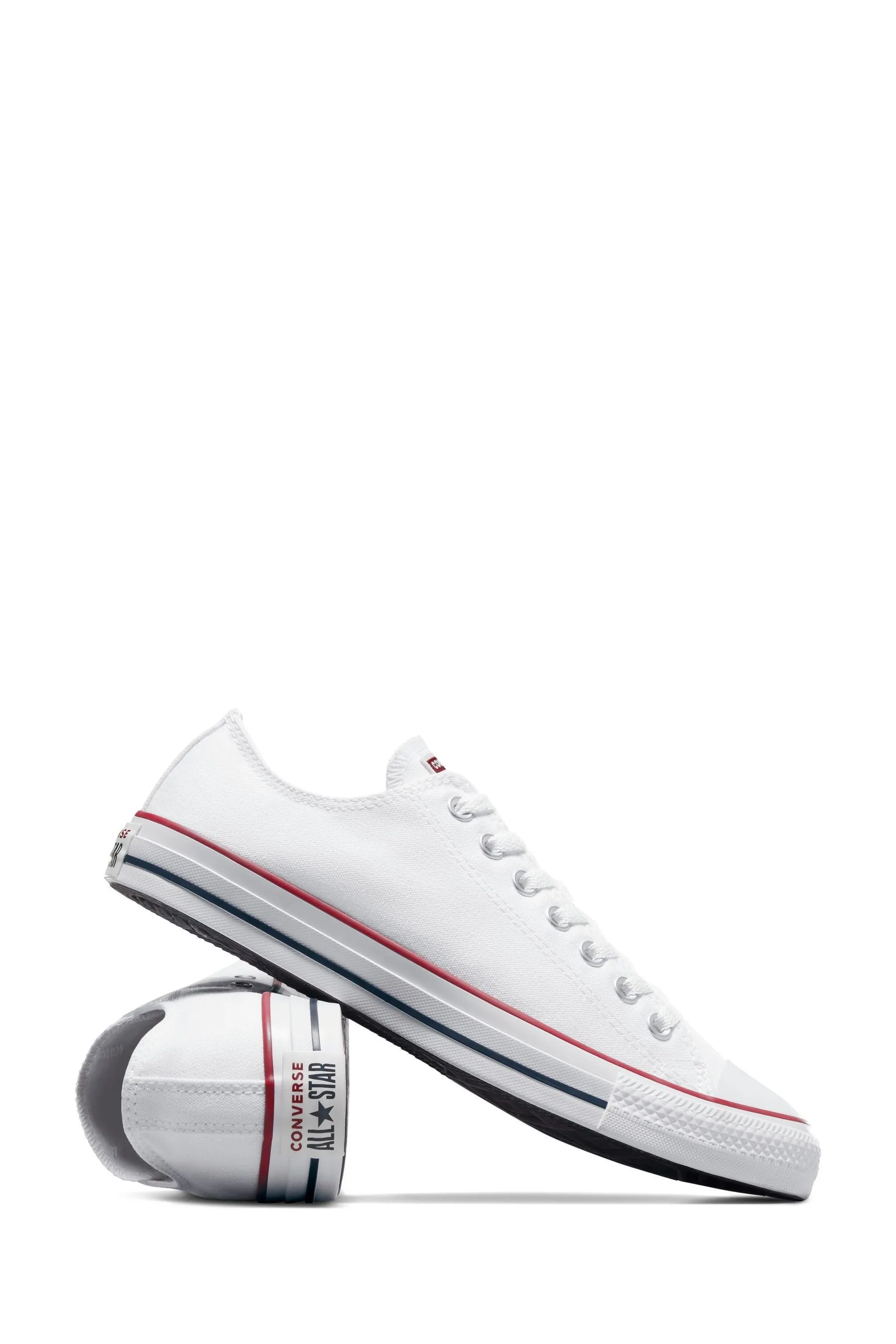 Converse White Regular Fit Chuck Taylor All Star Ox Trainers