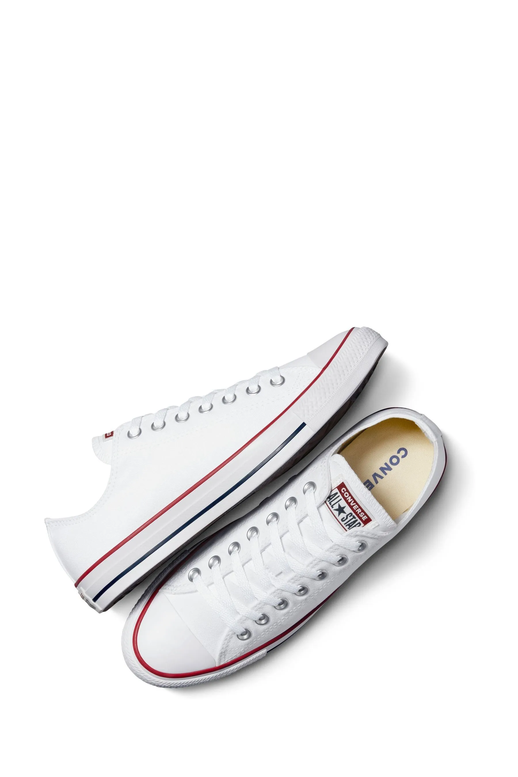 Converse White Regular Fit Chuck Taylor All Star Ox Trainers