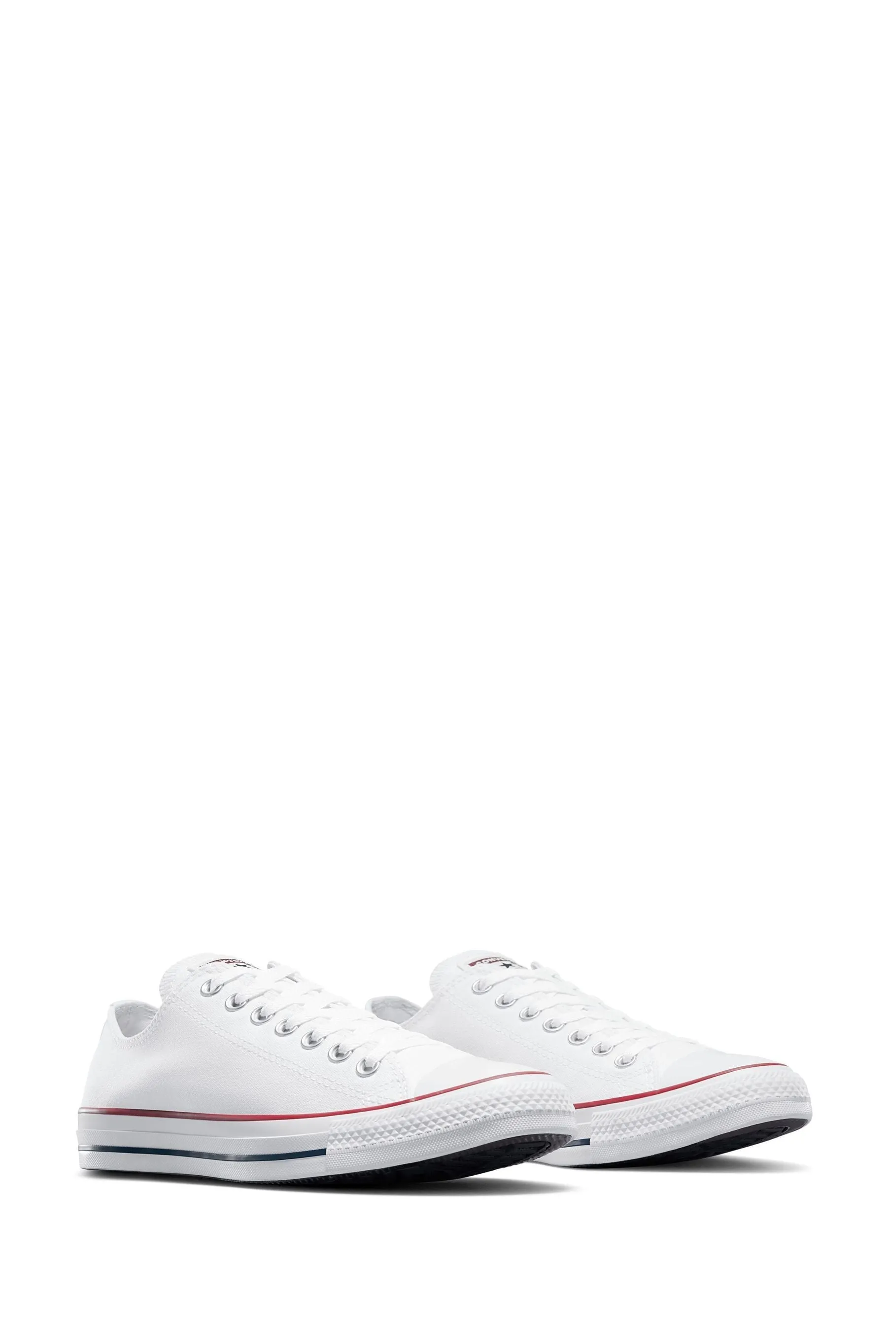 Converse White Regular Fit Chuck Taylor All Star Ox Trainers