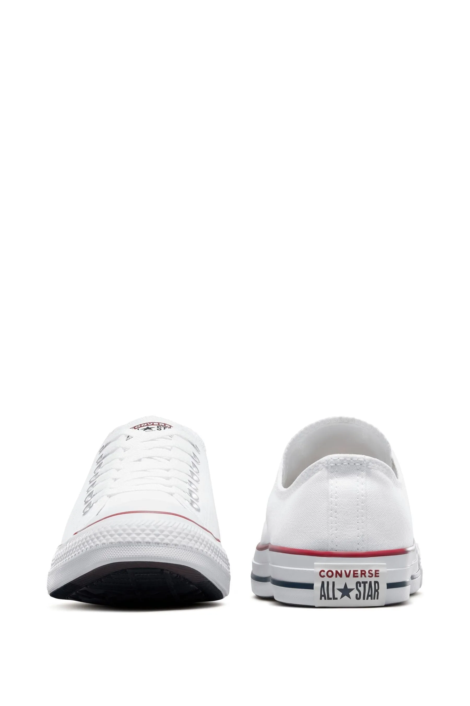 Converse White Regular Fit Chuck Taylor All Star Ox Trainers