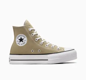 CONVERSE WOMENS CHUCK TAYLOR ALL STAR LIFT - MOSSY SLOTH/WHITE/BLACK