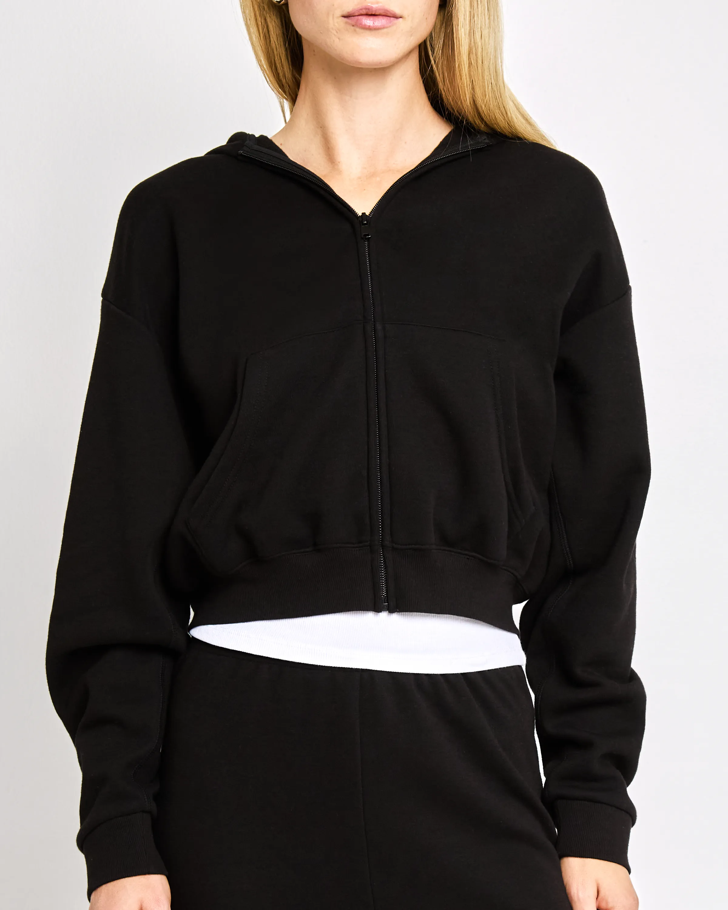 Cotton Fleece Classic Zip Up Hoodie