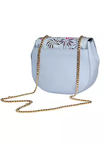 Crane Garden Half-Moon Crossbody Bag by Sara Miller | Look Again