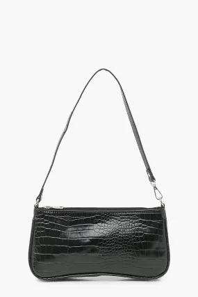 Croc Simple Zip Wave Base Shoulder Bag