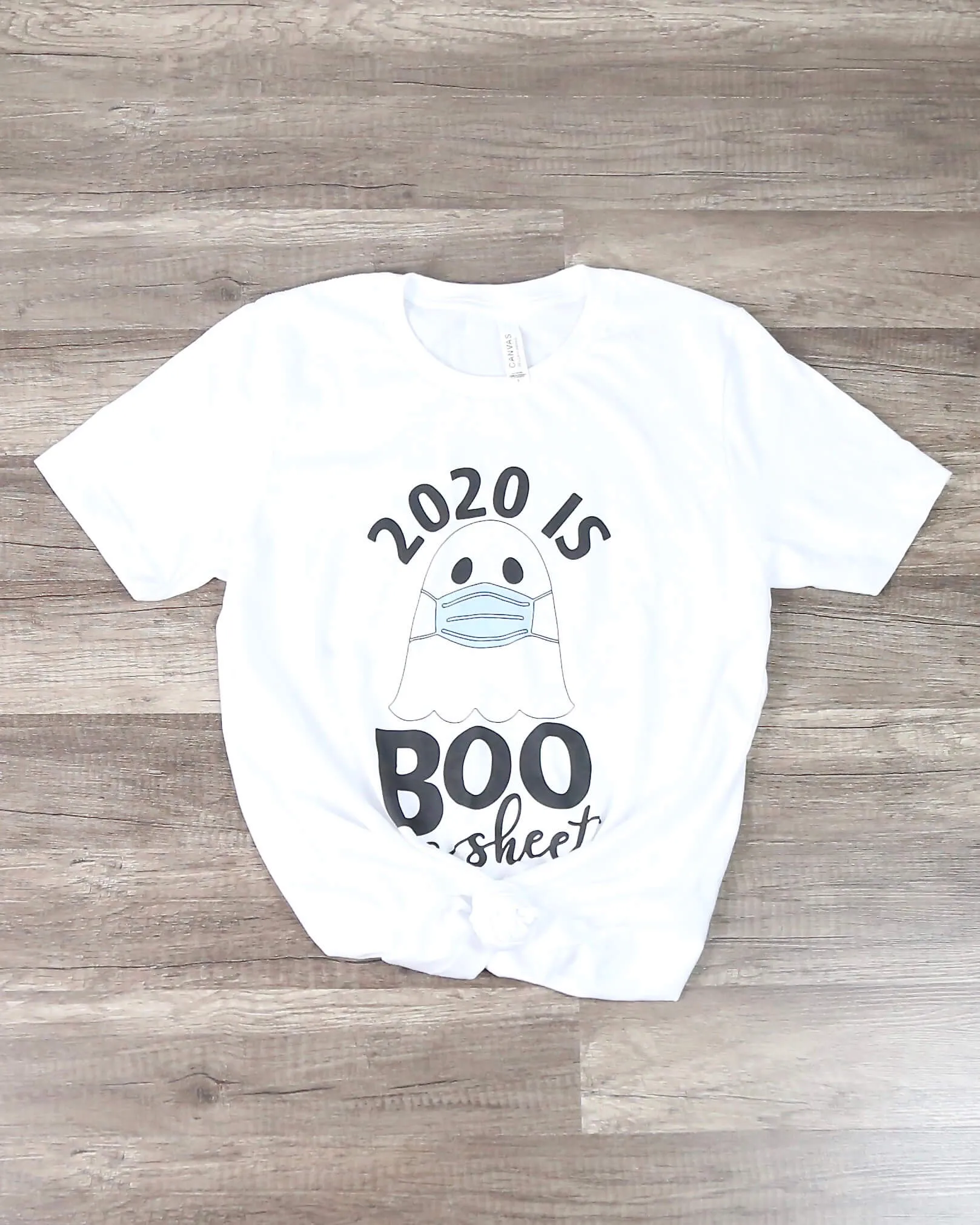 Distracted - 2020 is Boo Sheet Graphic Tee in White