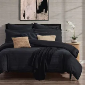 Donna Karan Home Elements Raw Silk Blend Duvet Cover, King