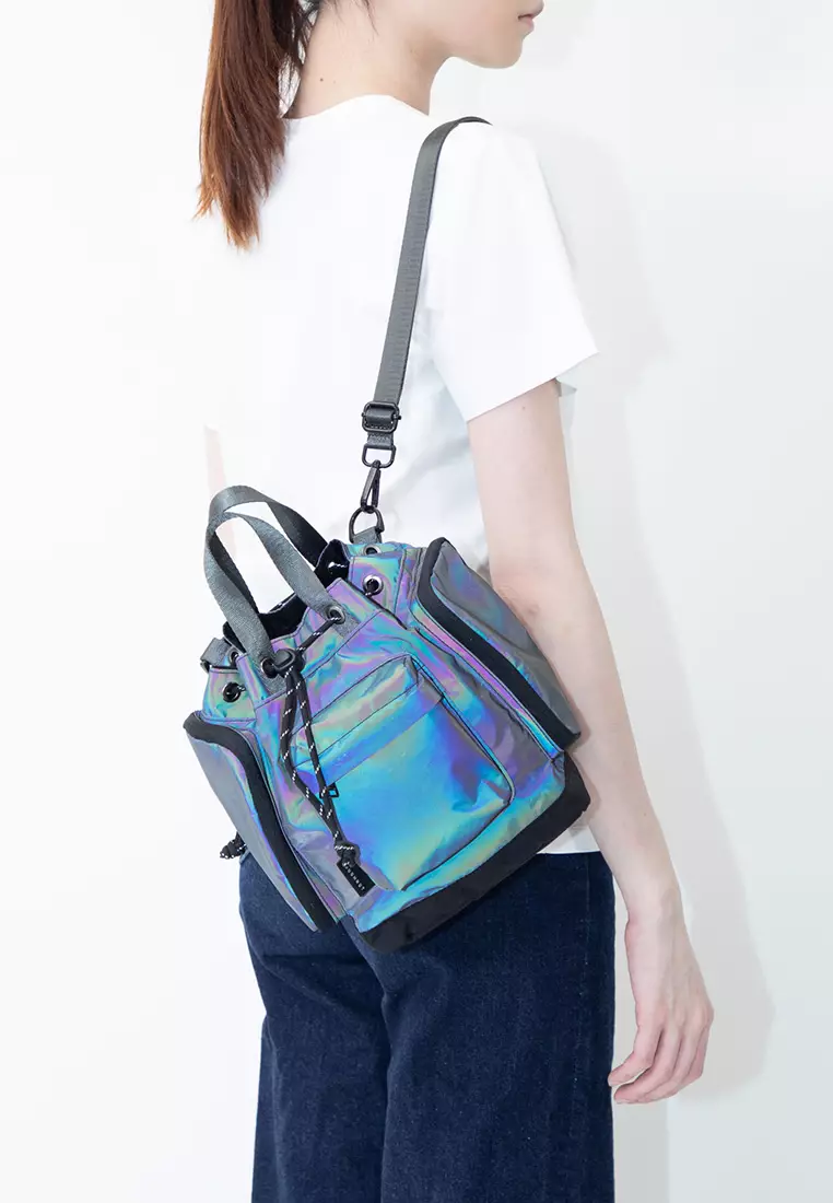 Doughnut Pyramid Tiny Limelight Series Dark Rainbow Crossbody Bag