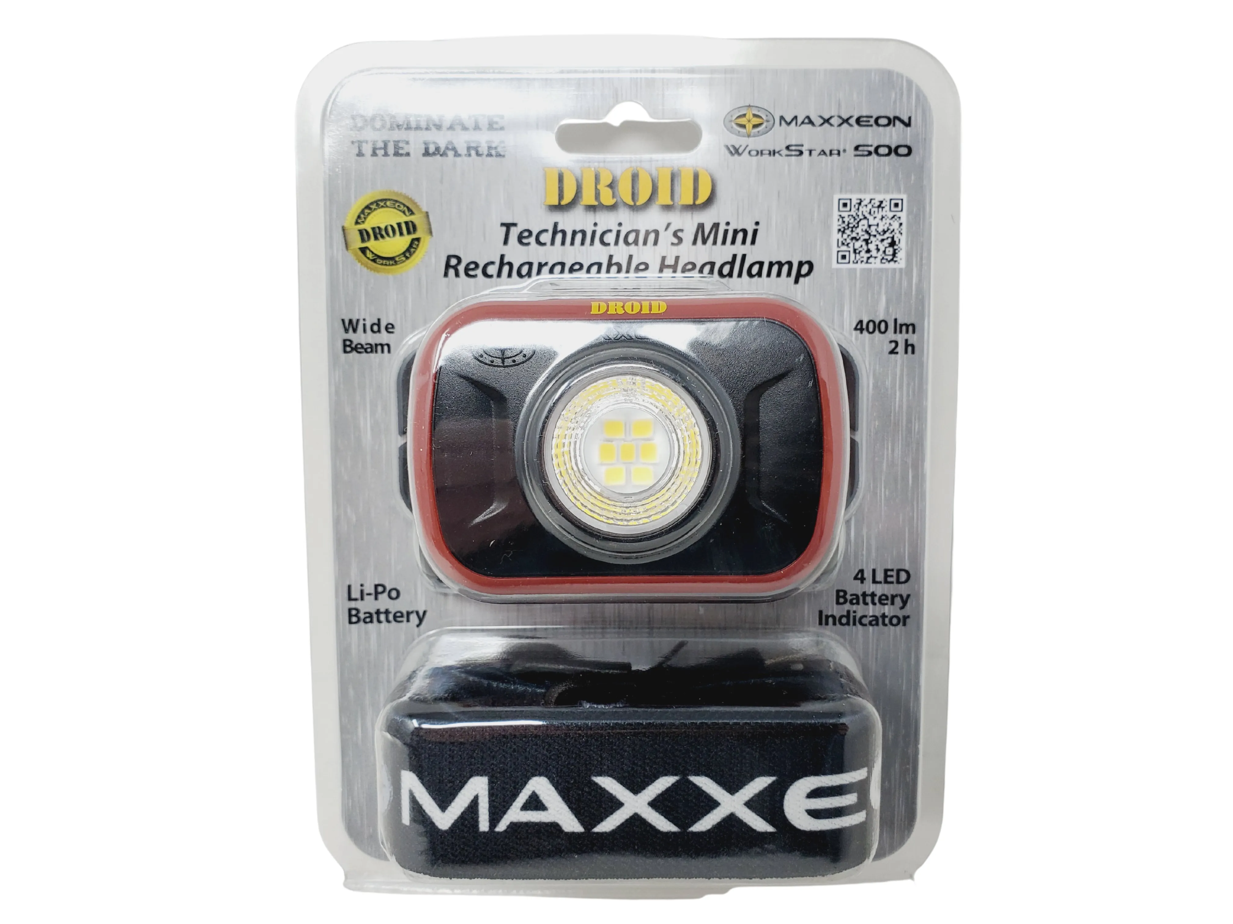 DROID Technician's Mini Rechargeable LED Headlamp