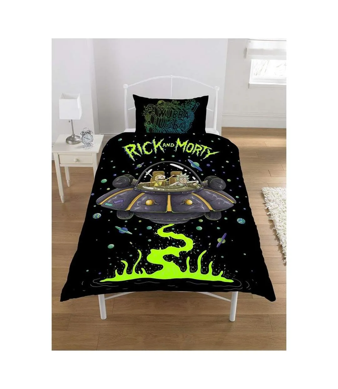 Duvet cover set black Rick And Morty