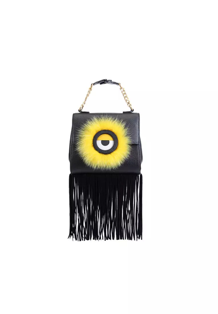 FION FION Minions Leather Crossbody & Shoulder Bag