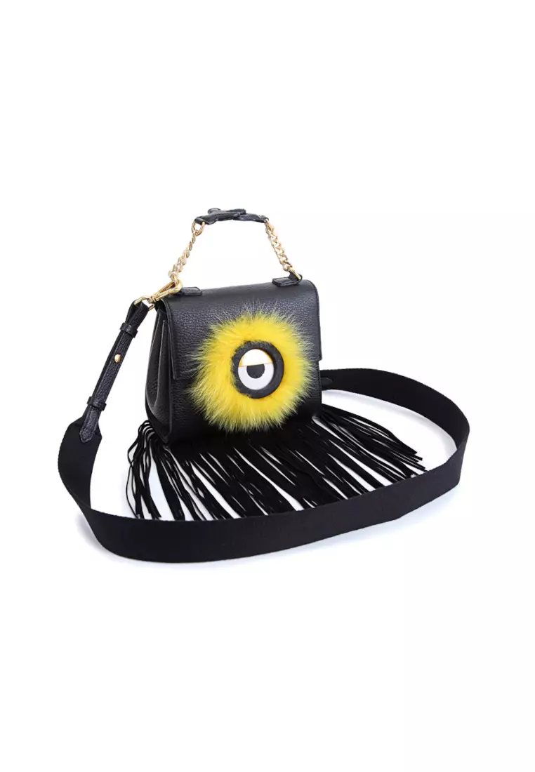 FION FION Minions Leather Crossbody & Shoulder Bag