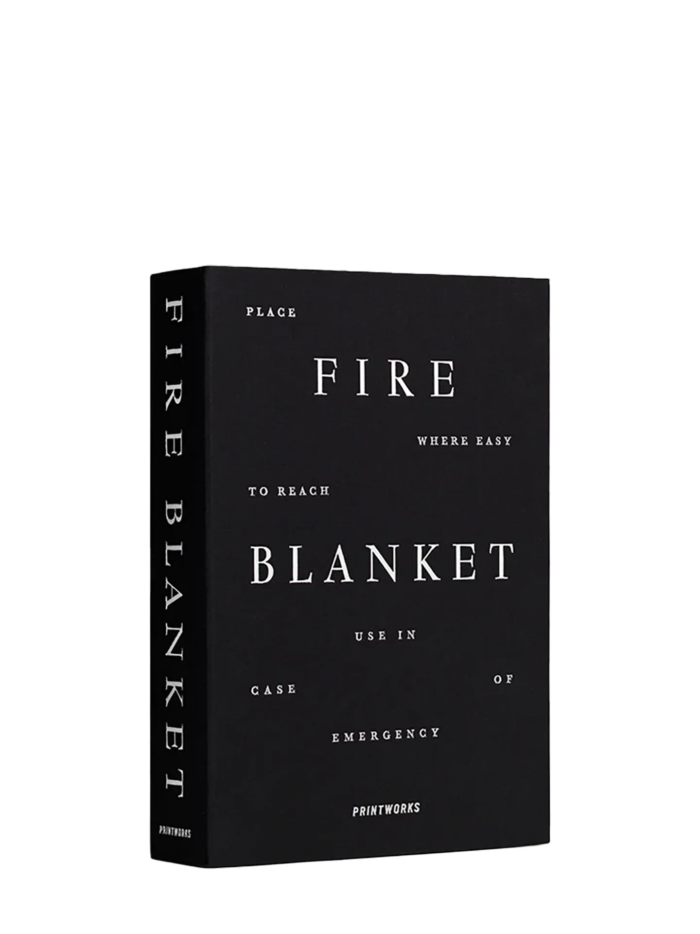 Fire blanket, black