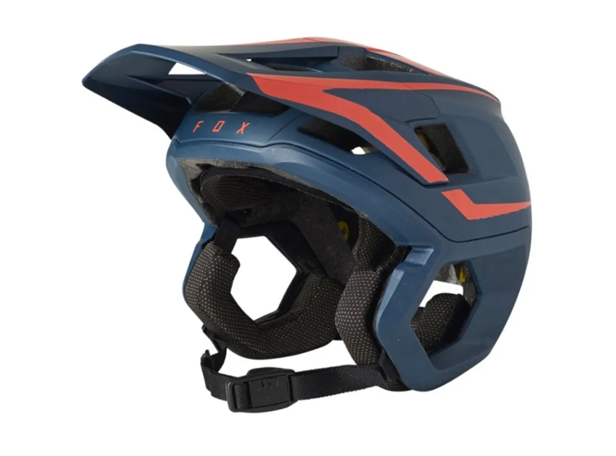 Fox Racing Dropframe Pro MTB Helmet - Graphic 2 - Dark Indigo - 2021