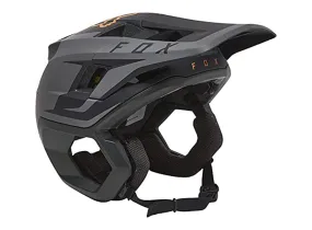 Fox Racing Dropframe Pro MTB Helmet - Sideswipe - Black-Gold - 2021