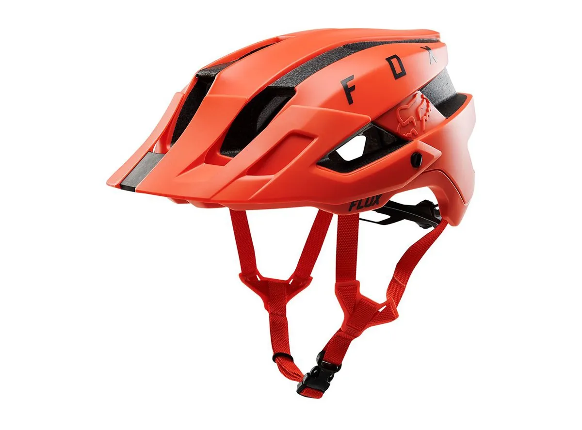 Fox Racing Flux MTB Helmet - Solid - Orange Crush - 2019