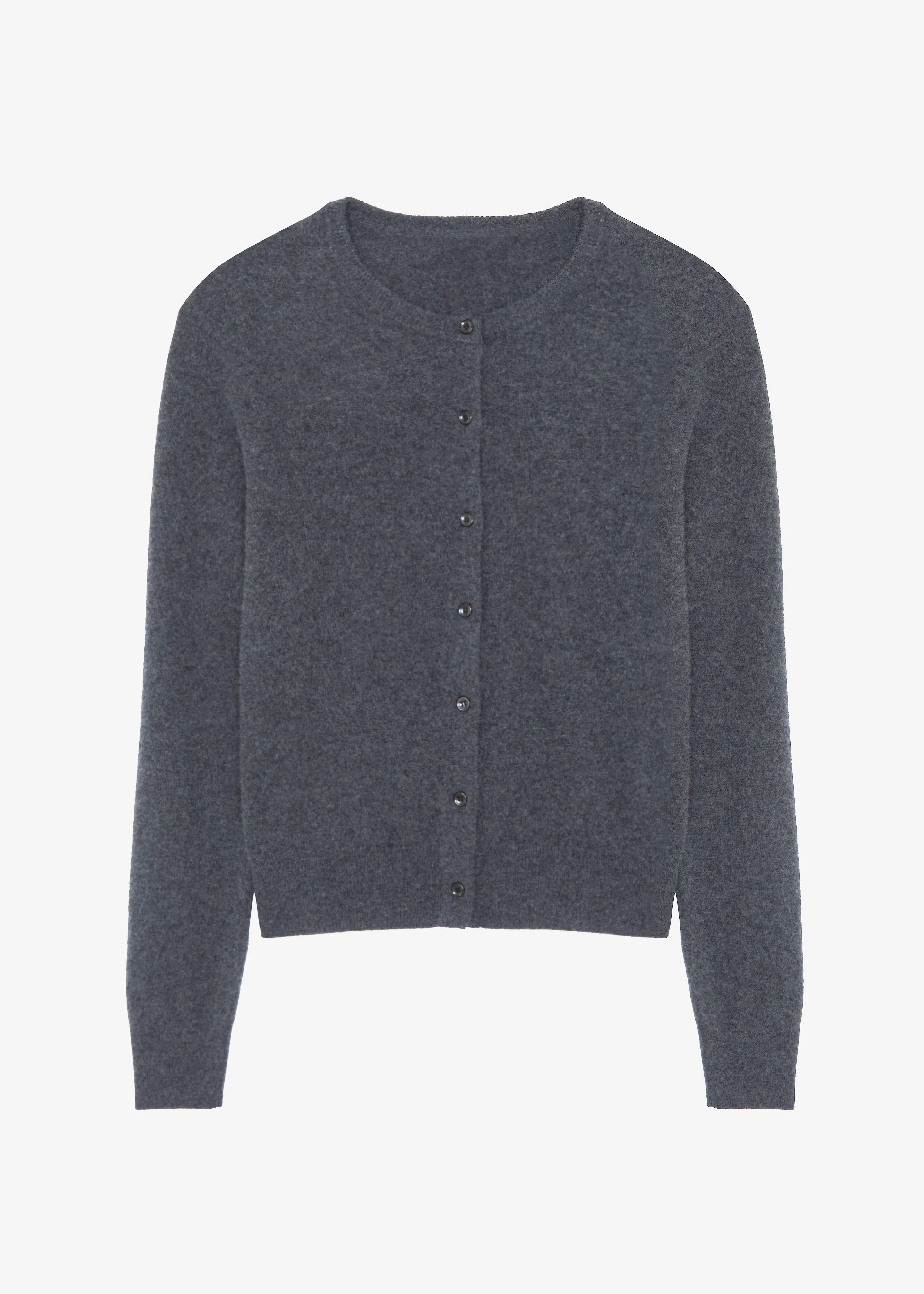 Francesca Cashmere Cardigan - Charcoal