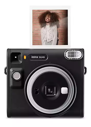 Fujifilm Instax Square SQ40 Instant Camera - Black | Kaleidoscope