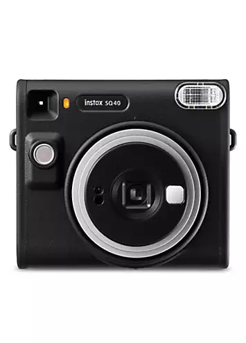 Fujifilm Instax Square SQ40 Instant Camera - Black | Kaleidoscope