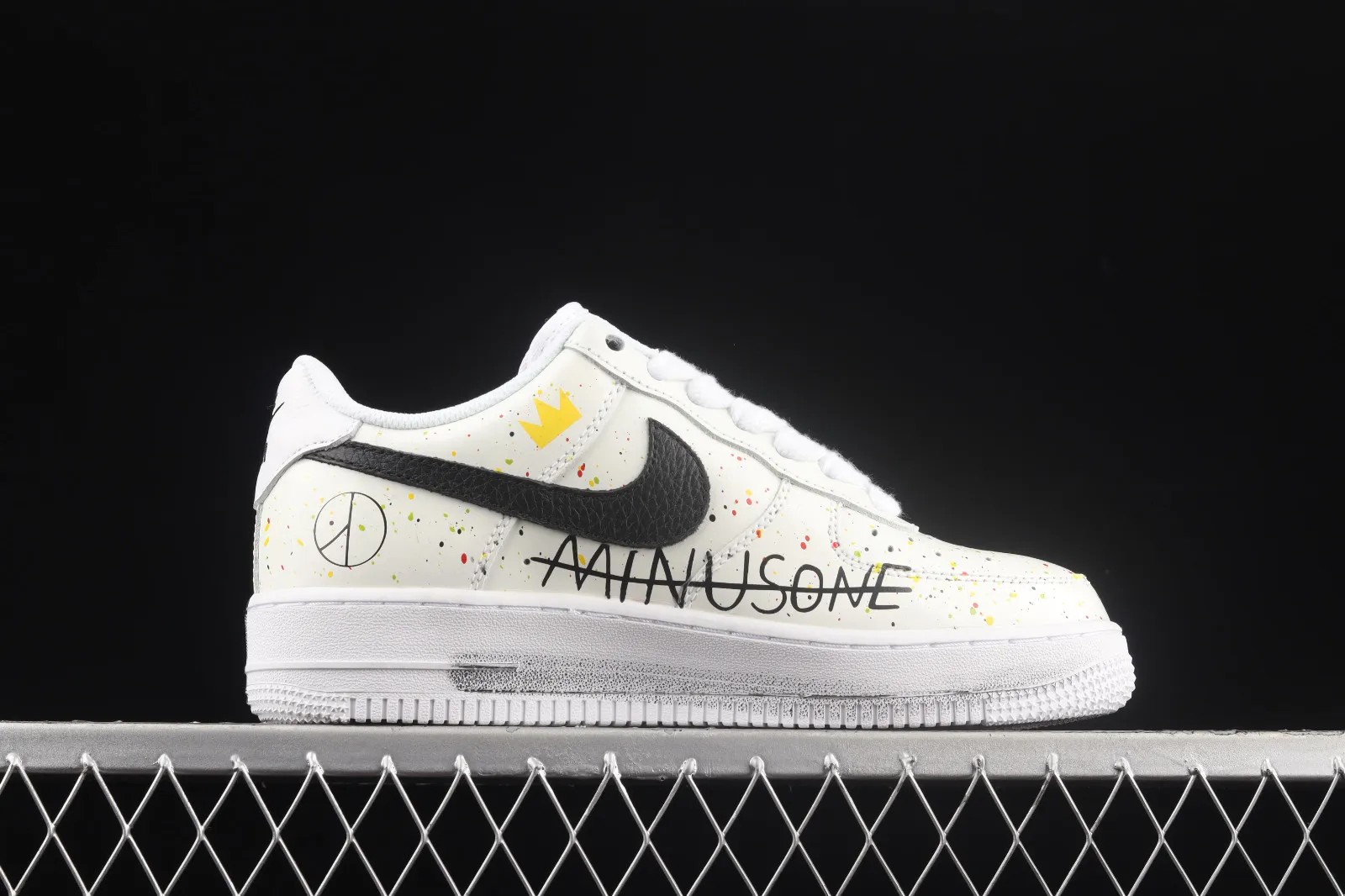 G-Dragon x PEACEMINUSONE x Nike Air Force 1 Para-Noise White Black DD3223-100