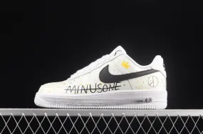 G-Dragon x PEACEMINUSONE x Nike Air Force 1 Para-Noise White Black DD3223-100