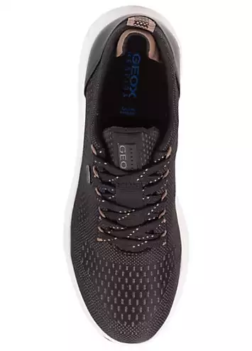 Geox Black Spherica Trainers | Grattan