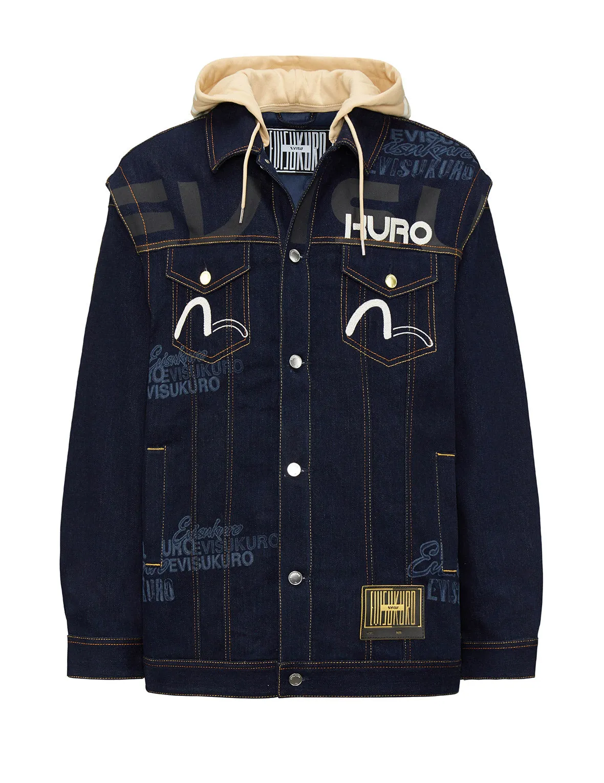 Hannya Embroidered Denim Jacket