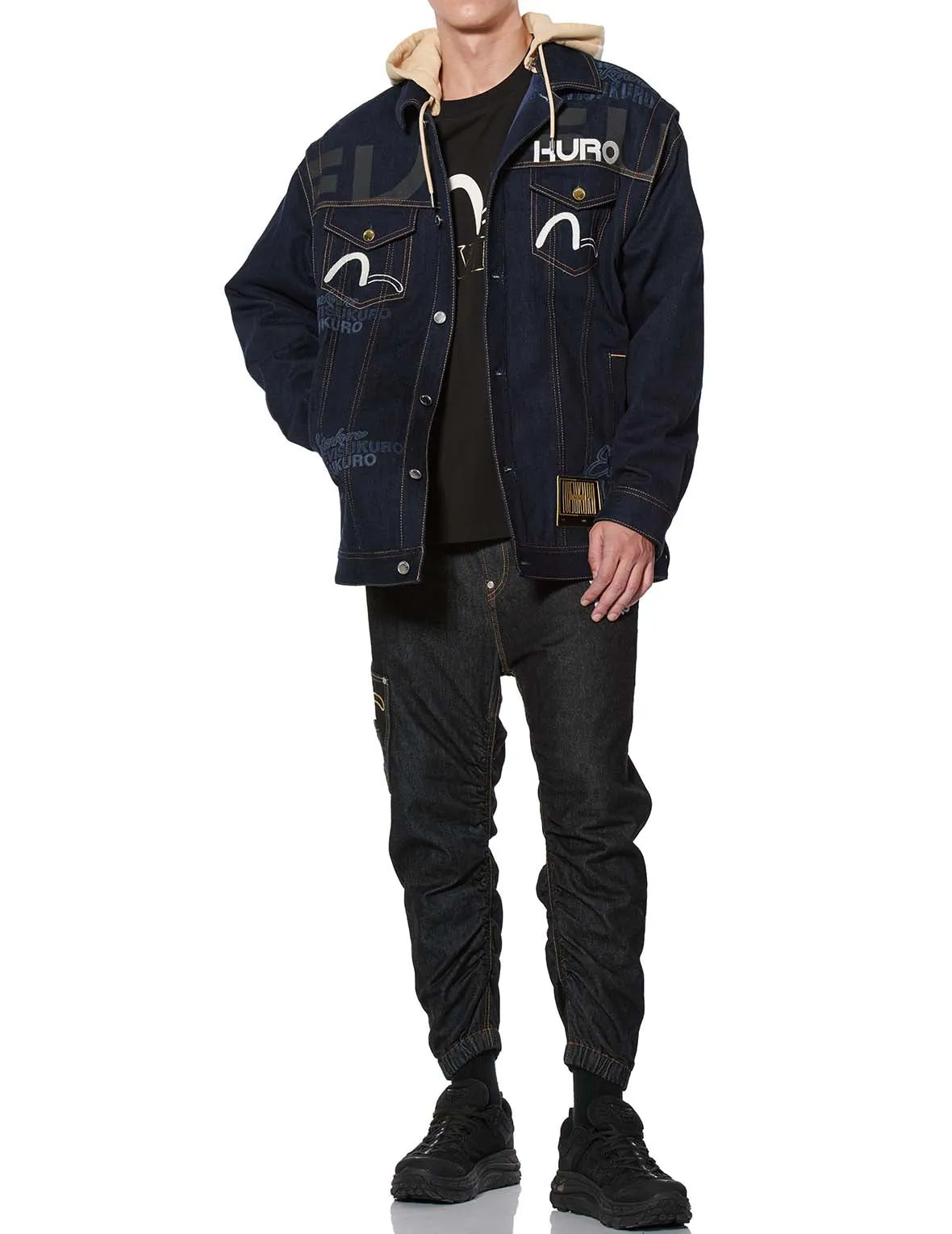 Hannya Embroidered Denim Jacket